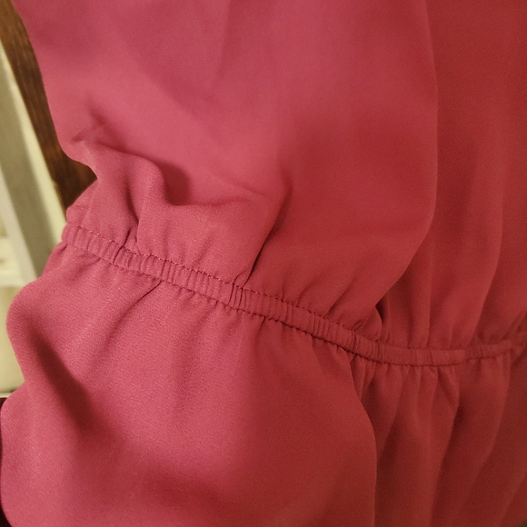 Maurice polyester blouse with stitching. - Picture 3 of 8